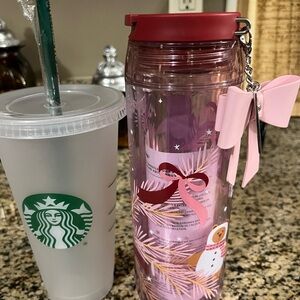 Starbucks tumbler and cup. NWT